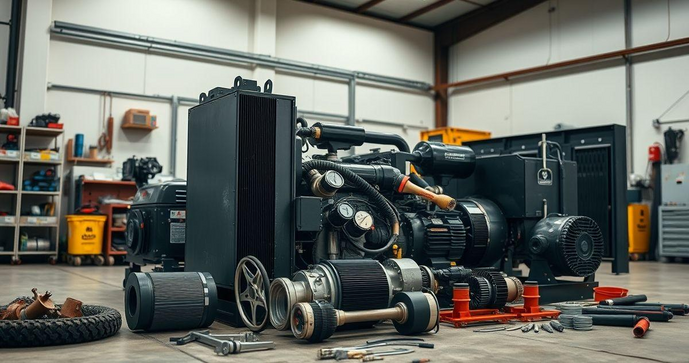 Peças para Geradores a Diesel: Como Escolher com Segurança e Eficiência Peças para Geradores a Diesel: Como Escolher com Segurança e Eficiência