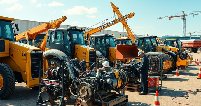 Principais Fornecedores de Peças Doosan para Equipamentos Pesados
